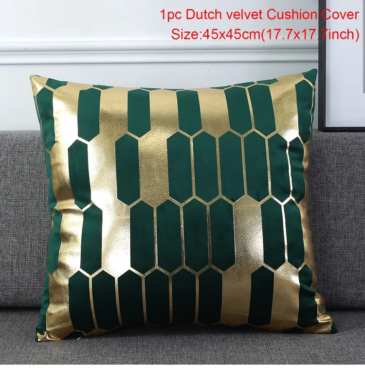 Velvet Bronzing Square Cushion Covers Gold Geometric Decorative Pillow Cover Throw Pillow Case Home Decor Sofa Bed45x45cm
Velvet Bronzing Square Cushion Covers Gold Geometric Decorative Pillow Cover Throw Pillow Case Home Decor Sofa Bed45x45cm