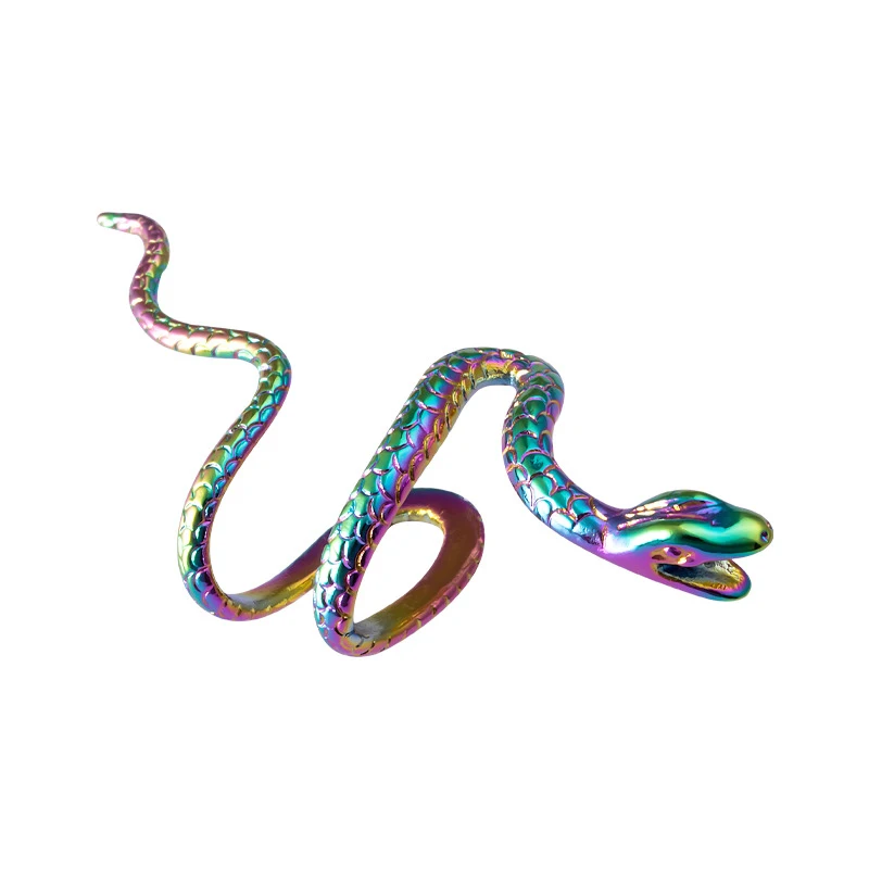 1PC Brass Snake Earing Clips Without Piercing Punk Non Pierced Clip Earrings Ear Cuffs for Women Men Black Fake Piercing Jewelry
1PC Brass Snake Earing Clips Without Piercing Punk Non Pierced Clip Earrings Ear Cuffs for Women Men Black Fake Piercing Jewelry