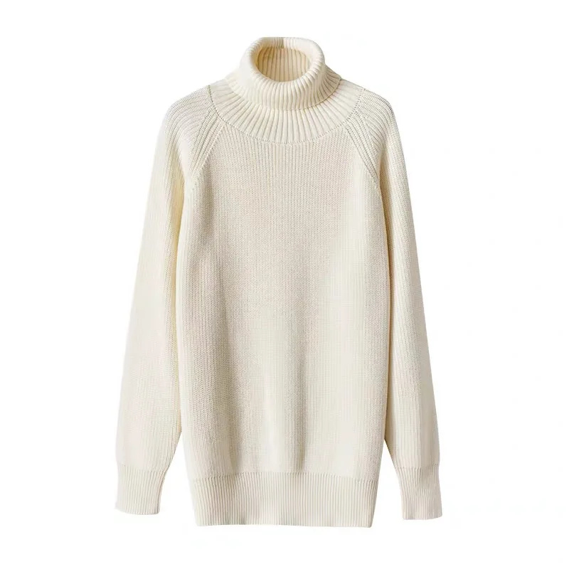 Design Turtleneck Sweater Warm Women Knit Top Solid Color Loose Pullover Cashmere Winter Soft Wool Lady Jumper
Design Turtleneck Sweater Warm Women Knit Top Solid Color Loose Pullover Cashmere Winter Soft Wool Lady Jumper