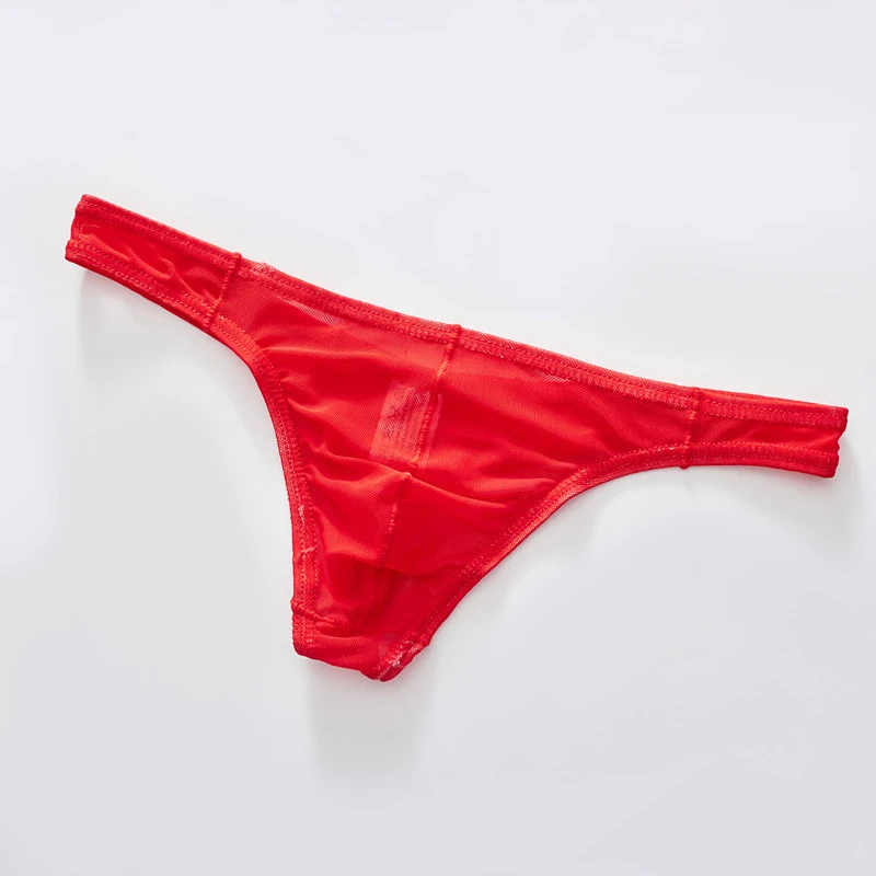 Men's Sexy Low Waist Transparent Mesh Stretch Thong Solid Color Bikini Briefs Men's Transparent Mesh Thong
Men's Sexy Low Waist Transparent Mesh Stretch Thong Solid Color Bikini Briefs Men's Transparent Mesh Thong