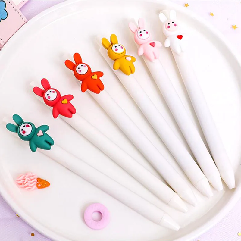 Cartoon Rabbit Press Gel Pen Cute 0.5 mm black Ink Signature Pens Promotional Gift Stationery Office School Supplies
Cartoon Rabbit Press Gel Pen Cute 0.5 mm black Ink Signature Pens Promotional Gift Stationery Office School Supplies