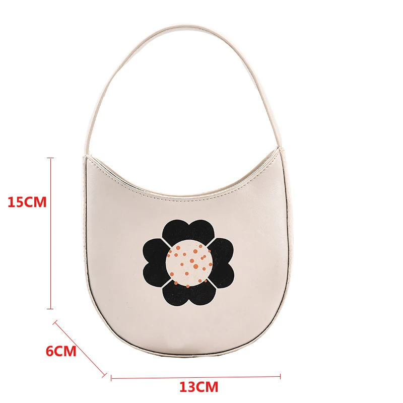 Retro Saddle Bags Women 's Cute Handbag High Quality Mini Pu Leather Shoulder Bags Ladies Semicircle Daisy Totes Graffiti Purse
Retro Saddle Bags Women 's Cute Handbag High Quality Mini Pu Leather Shoulder Bags Ladies Semicircle Daisy Totes Graffiti Purse