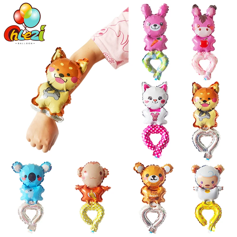 20pcs Cartoon Animal Wrist Balloons Rabbit Sheep Monkey Hand Wearing Air Balloon Kids Toys Birthday Party Decoration Baby Shower
20pcs Cartoon Animal Wrist Balloons Rabbit Sheep Monkey Hand Wearing Air Balloon Kids Toys Birthday Party Decoration Baby Shower
