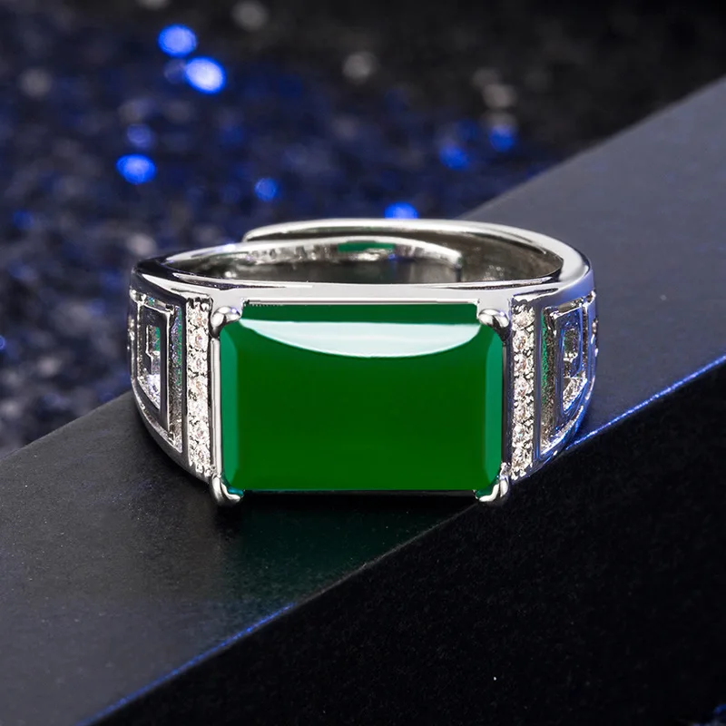S925 Sterling Silver Real Emerald Gemstone Jewelry Silver 925 Jewelry Chalcedony Bizuteria Wedding Turquoise Jade Gemstone Rings
S925 Sterling Silver Real Emerald Gemstone Jewelry Silver 925 Jewelry Chalcedony Bizuteria Wedding Turquoise Jade Gemstone Rings
