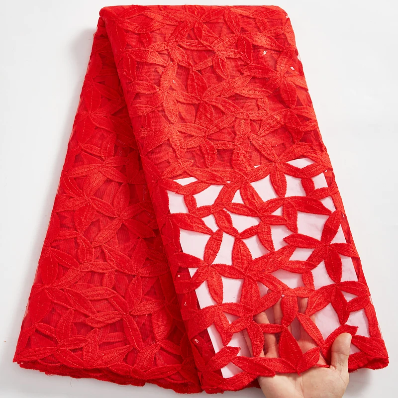 African Lace Fabric 2021 High Quality Lace Latext Red French Squins Tulle Mesh Sewing Embroidery Fabrics Dresses For Women A2566
African Lace Fabric 2021 High Quality Lace Latext Red French Squins Tulle Mesh Sewing Embroidery Fabrics Dresses For Women A2566