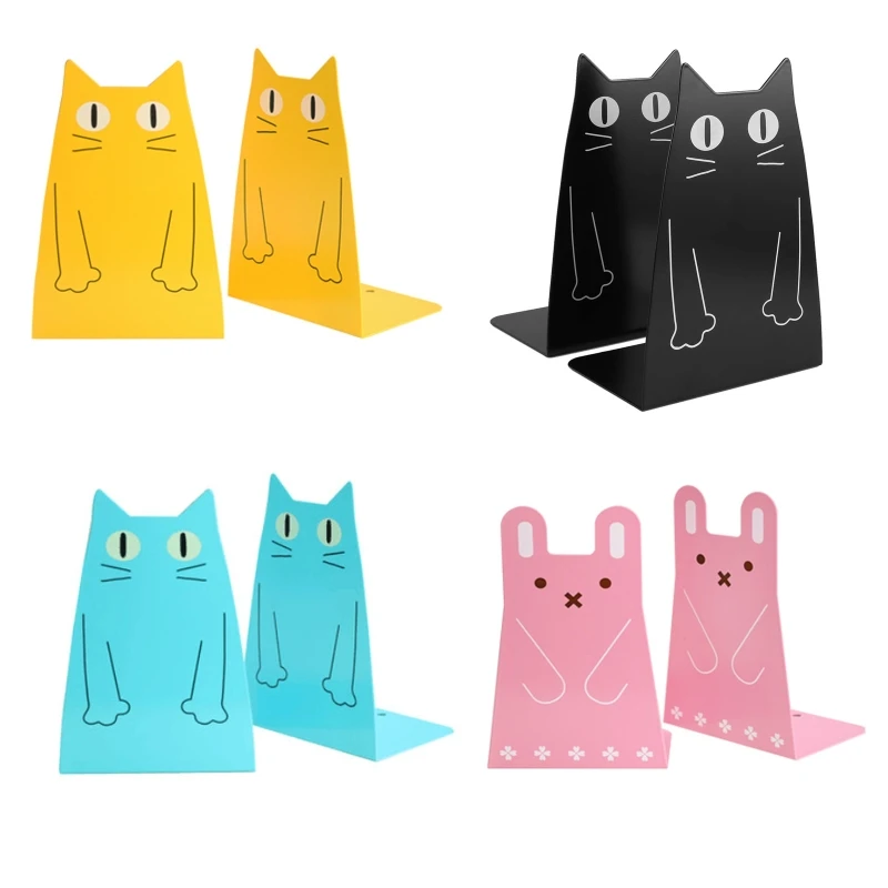 1 Pair Cartoon Cat Metal Bookend Book Stand Support Office Magazine Organizer Dropshipping
1 Pair Cartoon Cat Metal Bookend Book Stand Support Office Magazine Organizer Dropshipping