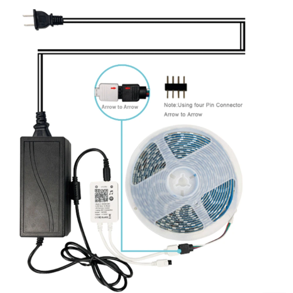 LED Strip Music Waterproof RGB LED Light Strip Kit SMD 5050 Tape Lights Color Changing Rope Lights with Remote
LED Strip Music Waterproof RGB LED Light Strip Kit SMD 5050 Tape Lights Color Changing Rope Lights with Remote