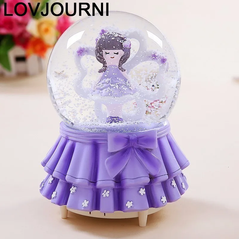 Подарок для девушки Muziekdoos Carrossel Caixa Imagine Dragon Snow Globe Музыкальная музыкальная