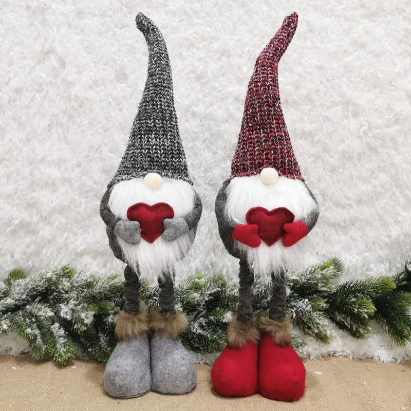 Merry Christmas Ornaments Telescopic Faceless Christmas Doll Children Knitted Santa Claus Elk Doll for Home New Year Gifts 
Merry Christmas Ornaments Telescopic Faceless Christmas Doll Children Knitted Santa Claus Elk Doll for Home New Year Gifts