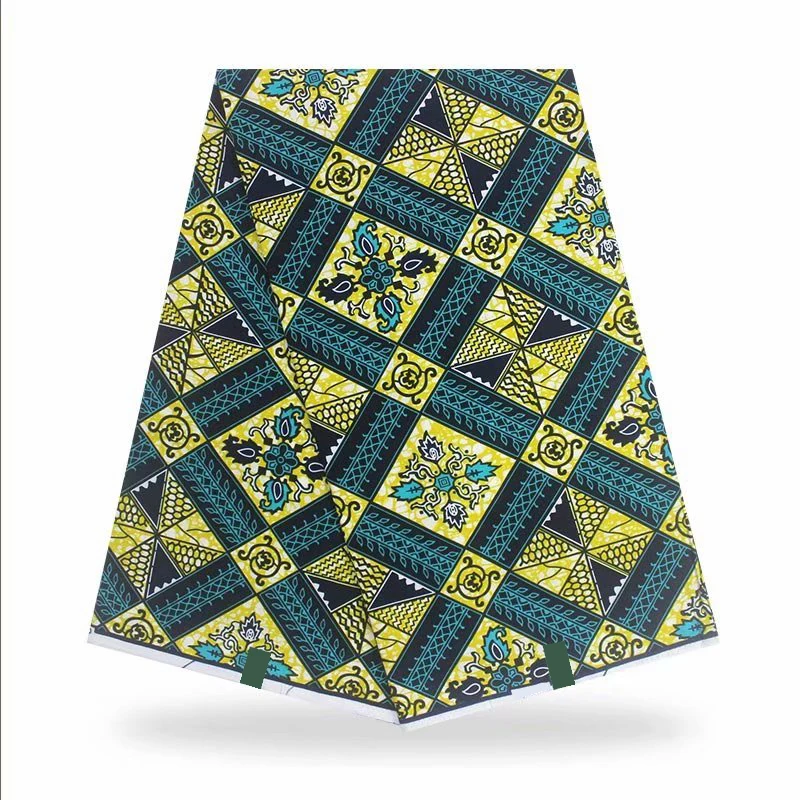 Newest African Fabric Wax Print 100% Cotton 6 Yards/piece 2021 High Quality Embroidery Batik Ankara Fabrics Wax-H125
Newest African Fabric Wax Print 100% Cotton 6 Yards/piece 2021 High Quality Embroidery Batik Ankara Fabrics Wax-H125