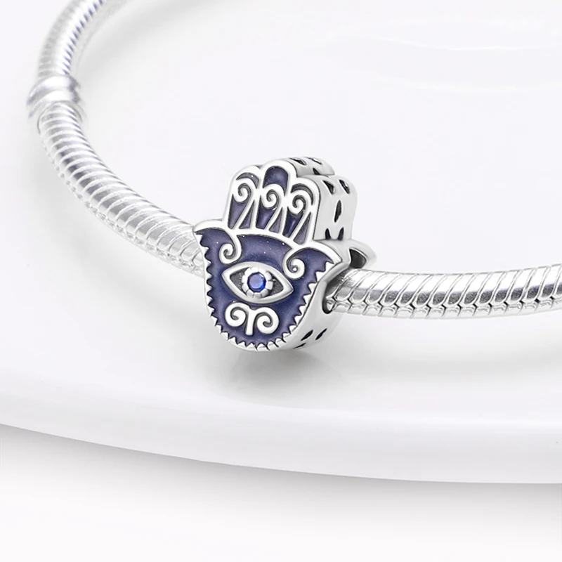 Серебряные Подвески plata из серии «дьявольские глазки» из серебра 925 пробы-подвески в форме ладони, бусины подходят для оригинального брасле...
Серебряные Подвески plata из серии «дьявольские глазки» из серебра 925 пробы-подвески в форме ладони, бусины подходят для оригинального брасле...