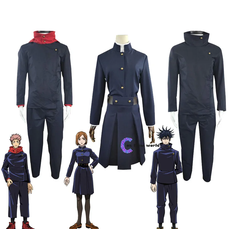 2021 Anime Costumes Jujutsu Kaisen Itadori Yuji Cosplay Costume Kugisaki Nobara Wigs Fushiguro Megumi Uniform Set and Headwear
2021 Anime Costumes Jujutsu Kaisen Itadori Yuji Cosplay Costume Kugisaki Nobara Wigs Fushiguro Megumi Uniform Set and Headwear