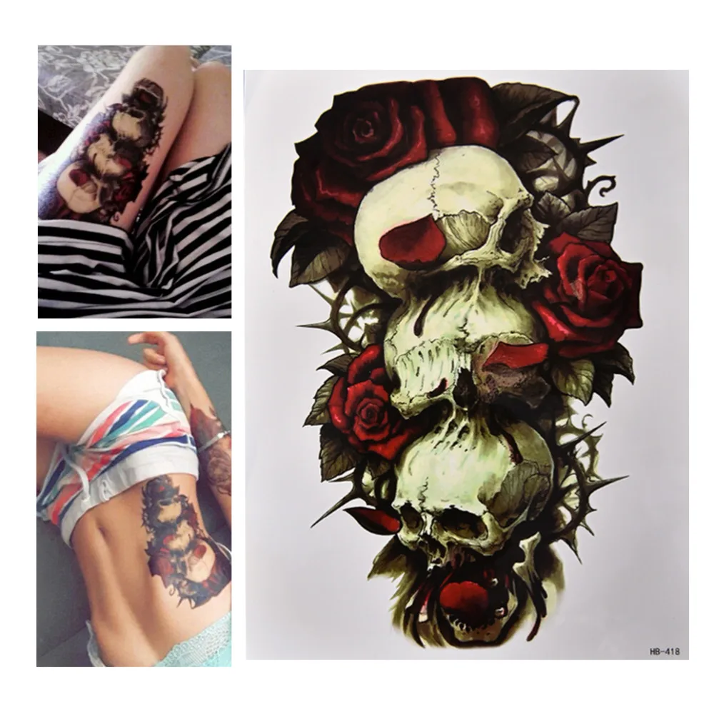 Large Arm Sleeve Tattoo Waterproof Temporary Tattoo Sticker Skull Angel Rose Men Full Flower Tatoo Body Art Tatto Girl
Large Arm Sleeve Tattoo Waterproof Temporary Tattoo Sticker Skull Angel Rose Men Full Flower Tatoo Body Art Tatto Girl