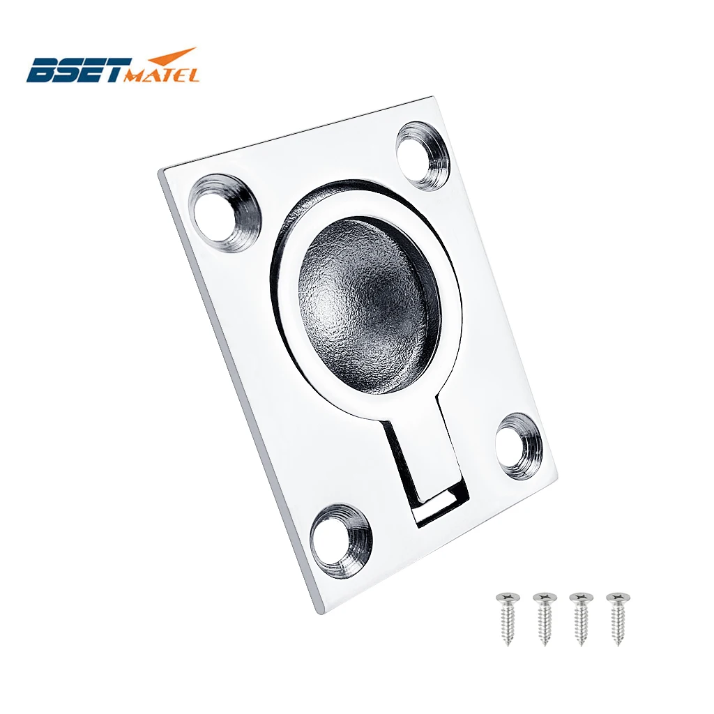 48*38mm Stainless Steel 316 Boat Deck Hatch Latch Cabinet Flush Mount Ring Pull Lift Handle Marine Hardware Accessories
48*38mm Stainless Steel 316 Boat Deck Hatch Latch Cabinet Flush Mount Ring Pull Lift Handle Marine Hardware Accessories