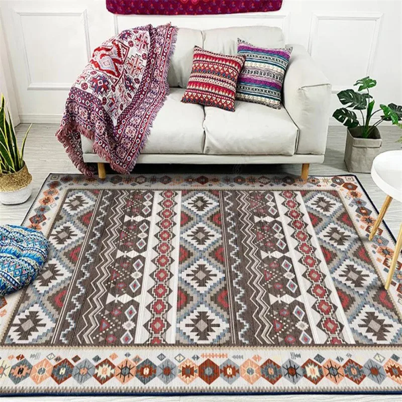 Bohemia Retro Carpets Geometry Persian Printed Rugs Non-Slip Washable Carpet for Living Room Bedroom Bedroom Mat
Bohemia Retro Carpets Geometry Persian Printed Rugs Non-Slip Washable Carpet for Living Room Bedroom Bedroom Mat