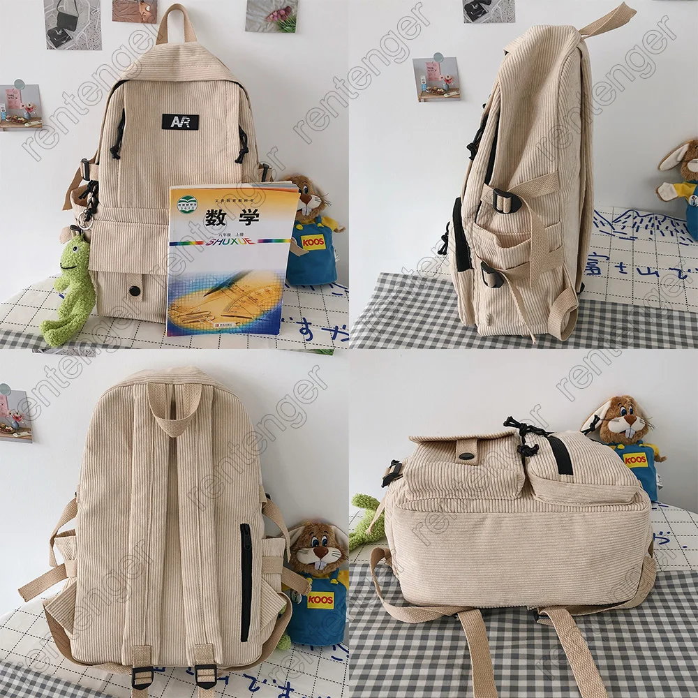 Cool Female Corduroy Backpack Stripe Women Vintage School Bag Girl Cute Kawaii Backpack Fashion Ladies Book Bag Harajuku Student
Cool Female Corduroy Backpack Stripe Women Vintage School Bag Girl Cute Kawaii Backpack Fashion Ladies Book Bag Harajuku Student