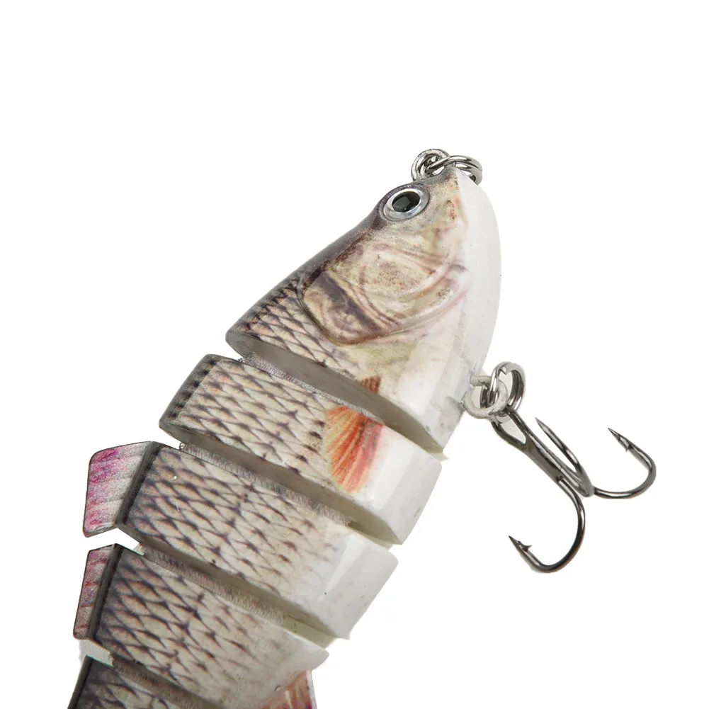 1PC 10cm/4 Inch Multi Jointed Hard Fishing Lure Bait Swimbait Bass Pike Minnow Hook Tackle In Sea Lake Pond Stream
1PC 10cm/4 Inch Multi Jointed Hard Fishing Lure Bait Swimbait Bass Pike Minnow Hook Tackle In Sea Lake Pond Stream