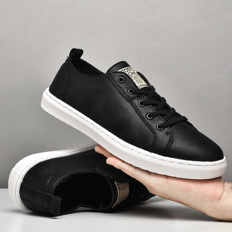 Original Youth Fashion Mens Shoes Split Leather Wearable Men Walking Footwear Autumn Black Casual Sneakers for Man Size 38-44 
Original Youth Fashion Mens Shoes Split Leather Wearable Men Walking Footwear Autumn Black Casual Sneakers for Man Size 38-44