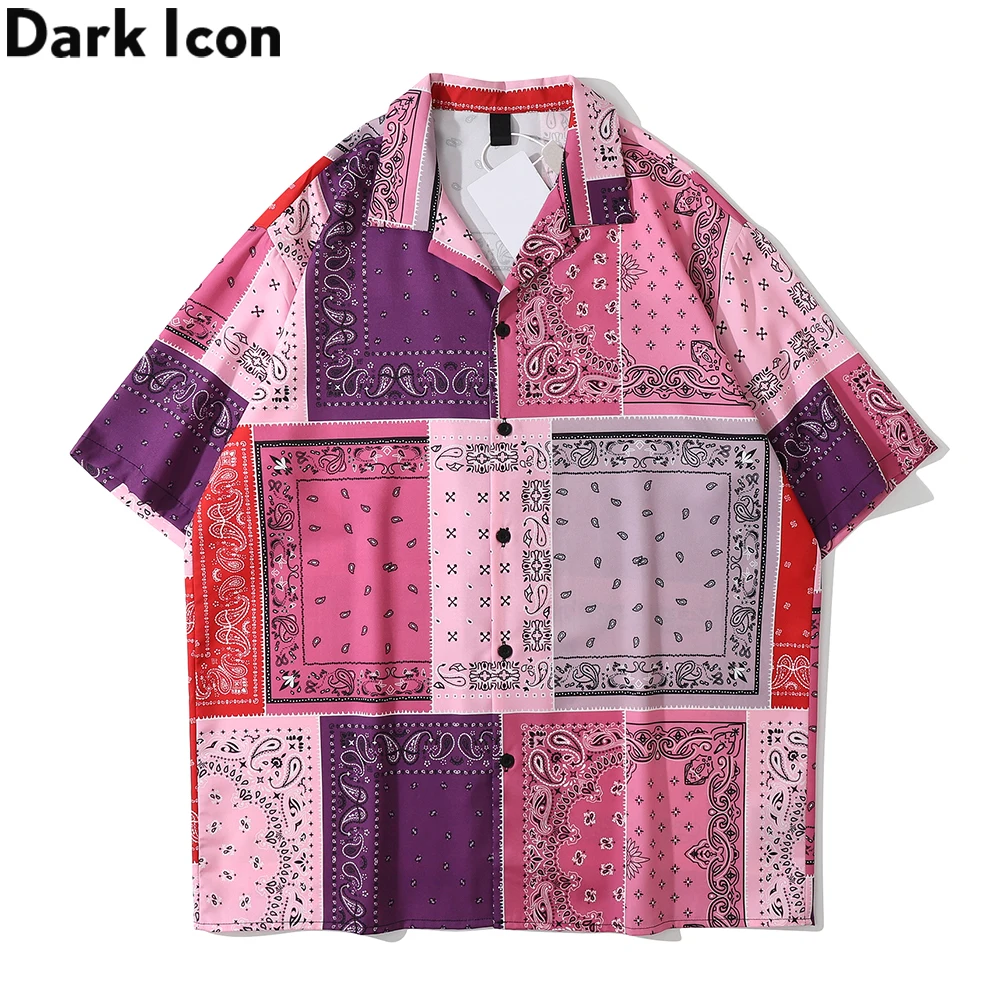 Dark Icon Pink Patchwork Bandana Polo Shirt Summer Street Fashion Men's Shirt Hawaiian Shirt Man
Dark Icon Pink Patchwork Bandana Polo Shirt Summer Street Fashion Men's Shirt Hawaiian Shirt Man