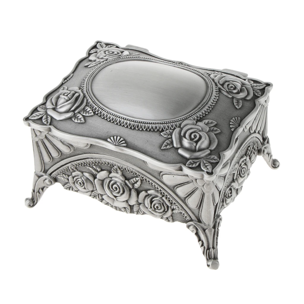 Retro Metalic Jewelry Treasure Chest Box Small Trinket Unique Keepsake Gift 
Retro Metalic Jewelry Treasure Chest Box Small Trinket Unique Keepsake Gift