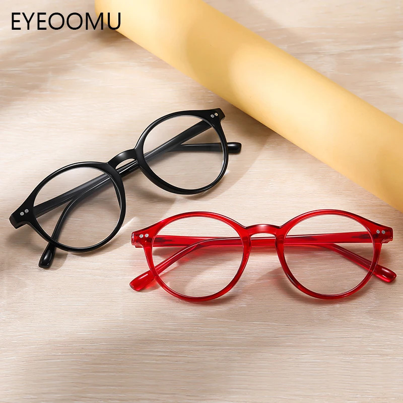 New Small Round Anti Blue Light Reading Glasses Retro Women Classic Eyeglasses With Prescription Men Presbyopic Readers PC Frame
New Small Round Anti Blue Light Reading Glasses Retro Women Classic Eyeglasses With Prescription Men Presbyopic Readers PC Frame