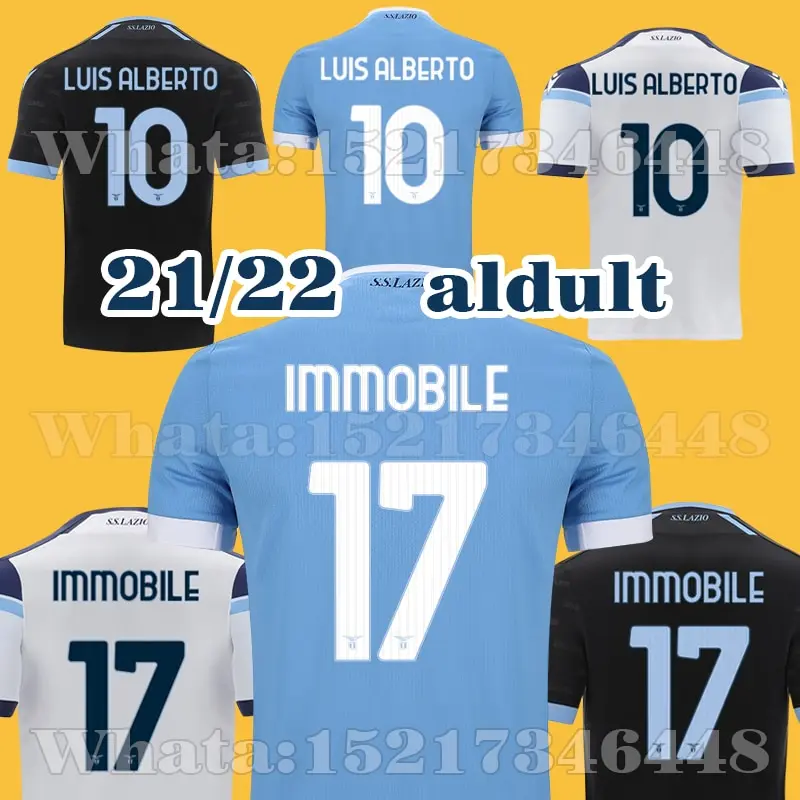 21/22 Lazio Customize jerseys Home Away High quality T-shirt IMMOBILE LUIS ALBERTO SERGEJ anniversary soccer sweatshirt
21/22 Lazio Customize jerseys Home Away High quality T-shirt IMMOBILE LUIS ALBERTO SERGEJ anniversary soccer sweatshirt