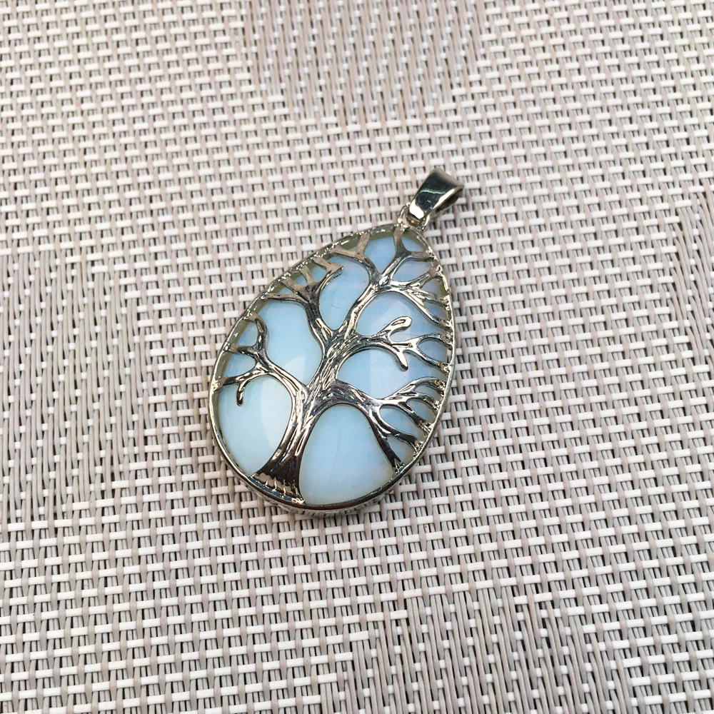 Natural Tree Shape and Water Drop Shape Semi-precious Stone Pendants for Jewelry Making DIY Fit Necklaces Size 26x40mm
Natural Tree Shape and Water Drop Shape Semi-precious Stone Pendants for Jewelry Making DIY Fit Necklaces Size 26x40mm