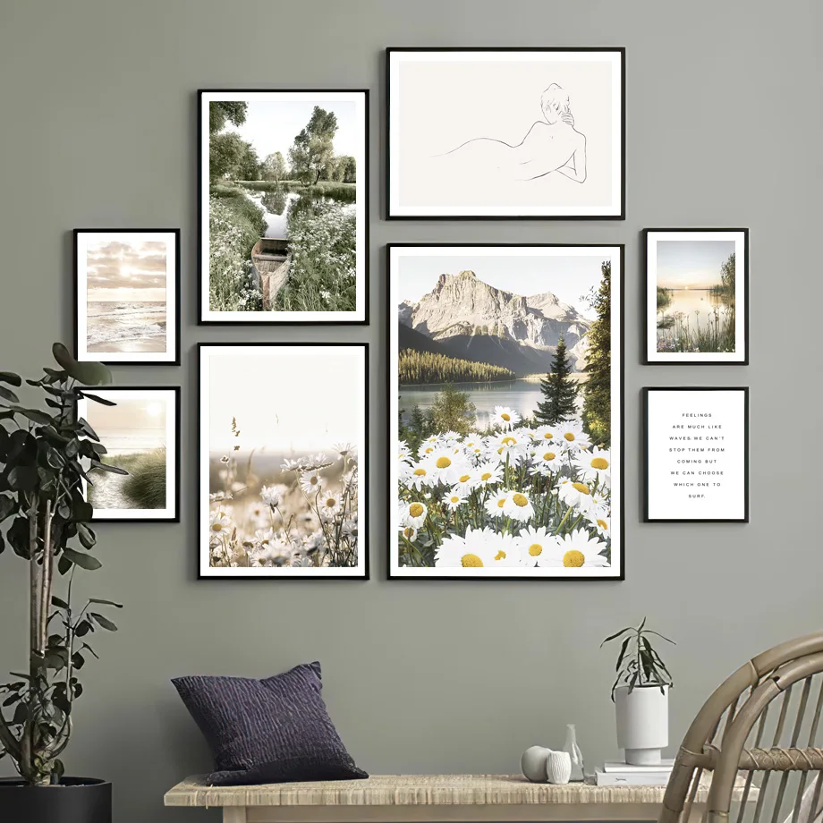 Lake Mountain Flower Beach Sea Wave Quote Wall Art Canvas Painting Nordic Posters And Prints Wall Pictures For Living Room Decor
Lake Mountain Flower Beach Sea Wave Quote Wall Art Canvas Painting Nordic Posters And Prints Wall Pictures For Living Room Decor