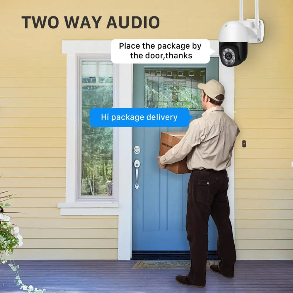 5MP PTZ Wifi Camera IP Outdoor Ai Human Detect Audio 1080P FHD IP Camera Color Night Vision 3MP Wifi Security CCTV Camera ONVIF
5MP PTZ Wifi Camera IP Outdoor Ai Human Detect Audio 1080P FHD IP Camera Color Night Vision 3MP Wifi Security CCTV Camera ONVIF
