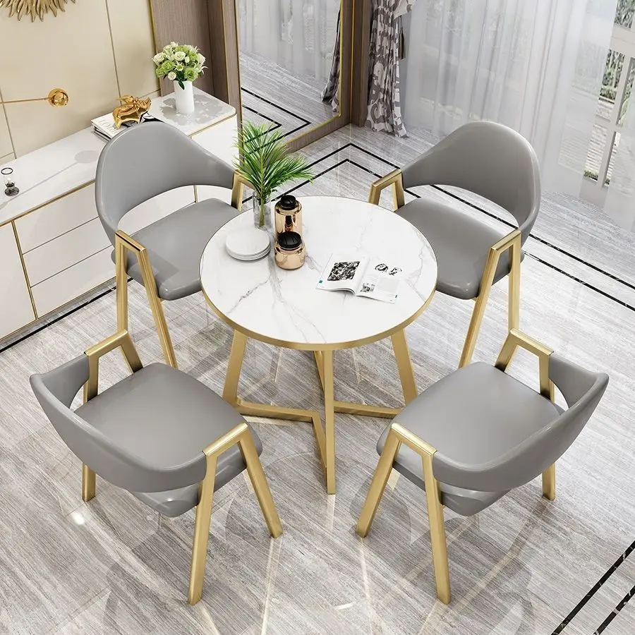 Nordic Coffe Table and Chairs Set for Restaurant Office Reception Cafe Table Balcony Living Room Furniture Dinette Table Set
Nordic Coffe Table and Chairs Set for Restaurant Office Reception Cafe Table Balcony Living Room Furniture Dinette Table Set