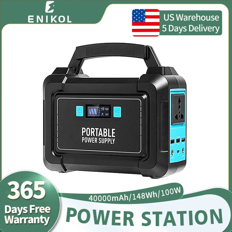 Portable Power Station Outdoor 148WH/40000mAh Solar Generator Battery Pack Charger Emergency Camping Power Bank Supply 110V/220V
Portable Power Station Outdoor 148WH/40000mAh Solar Generator Battery Pack Charger Emergency Camping Power Bank Supply 110V/220V