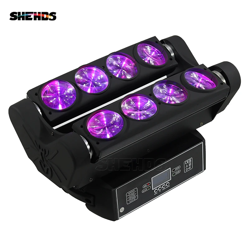 Светодиодный луч SHEHDS 8 Eyes 8x10W Spider RGBW Луч светодиодный DMX профессиональное