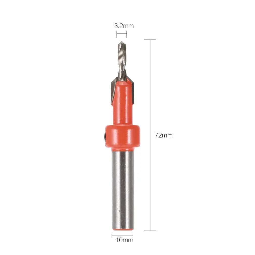 Alloy Drill Bits 3.5mmX8mm Pilot Hole Saw Countersink Woodworking Chamfering Drilling Holes Accessories Wood Power Rotary Tool
Alloy Drill Bits 3.5mmX8mm Pilot Hole Saw Countersink Woodworking Chamfering Drilling Holes Accessories Wood Power Rotary Tool