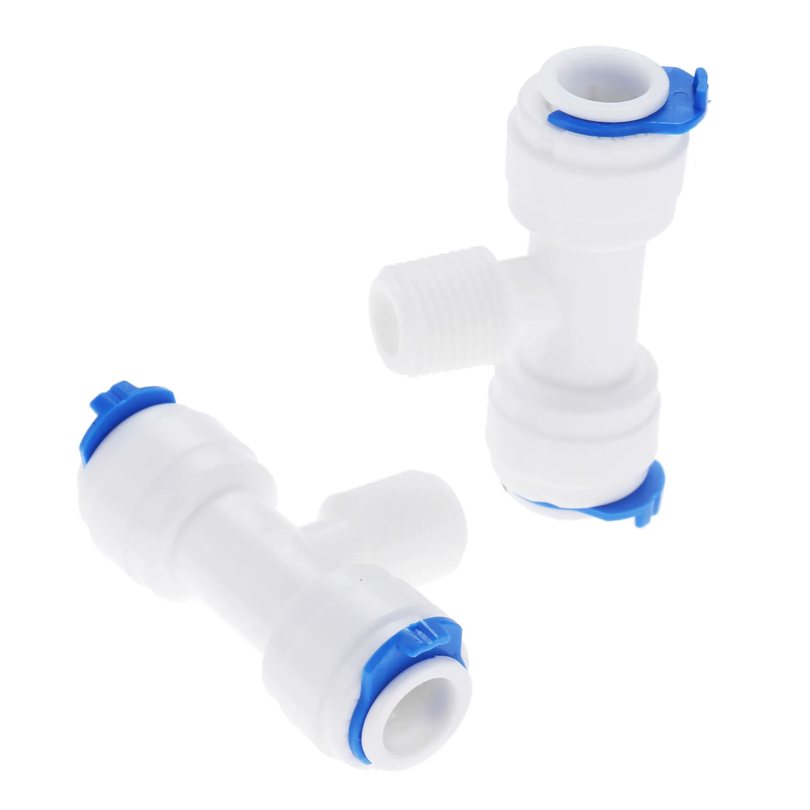 2Pcs Reverse Osmosis RO Water System Quick Pipe Fittings T-type Tee 3/8 OD Hose 1/4"" BSP Male Therad Plastic Coupling Connector
2Pcs Reverse Osmosis RO Water System Quick Pipe Fittings T-type Tee 3/8 OD Hose 1/4"" BSP Male Therad Plastic Coupling Connector