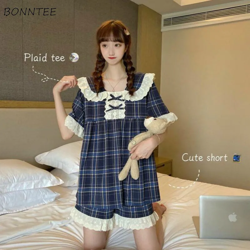Pajama Sets Women New 2020 Summer Lovely Kawaii Japan Style Daily College Girls Homewear Loose Casual Chic Stylish Femme Pajamas
Pajama Sets Women New 2020 Summer Lovely Kawaii Japan Style Daily College Girls Homewear Loose Casual Chic Stylish Femme Pajamas