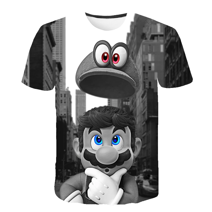 The latest classic Harajuku game Super Mario T-shirt Male/Female 3D printed T-shirt Hip Hop Street Polyester T-shirt
The latest classic Harajuku game Super Mario T-shirt Male/Female 3D printed T-shirt Hip Hop Street Polyester T-shirt