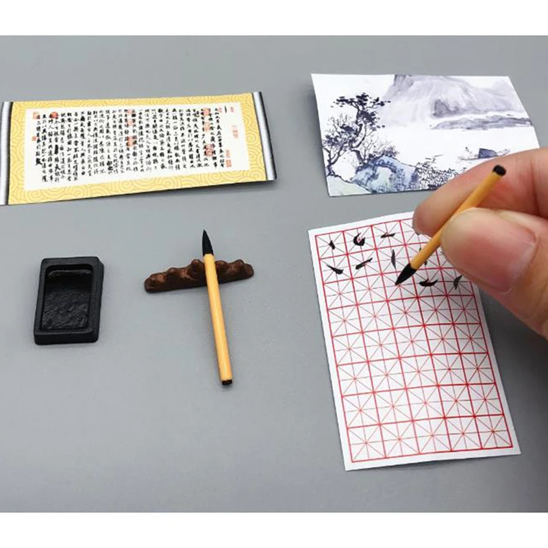 1Set Dollhouse DIY Miniature Readroom Furniture Accessories Brush ink stone Baby Gift Dollhouse Miniature Learning Accessories
1Set Dollhouse DIY Miniature Readroom Furniture Accessories Brush ink stone Baby Gift Dollhouse Miniature Learning Accessories