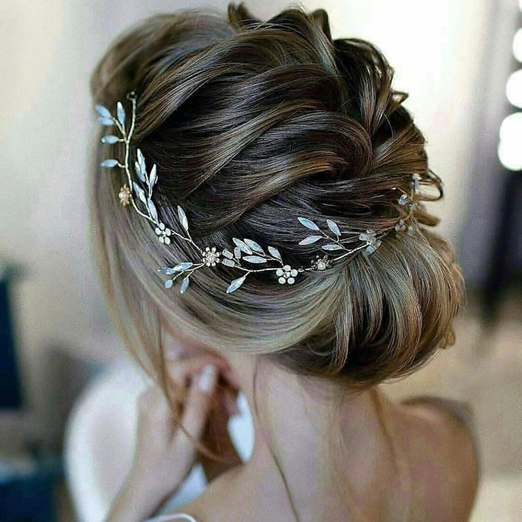 Невеста повязка опал простой сказочные повязки на голову серьги Свадебные