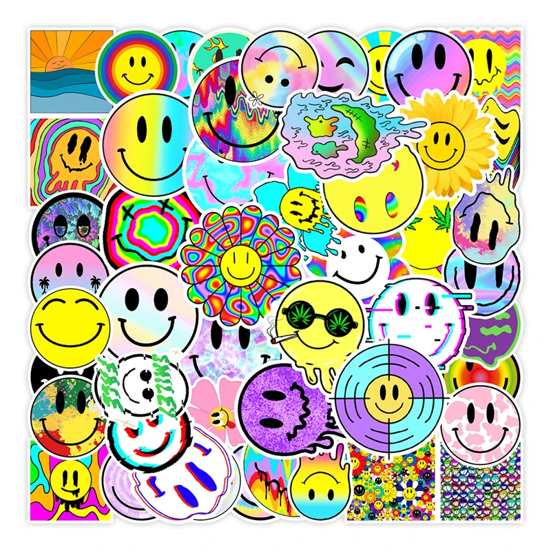 10/30/50 pcs Colorful Smiley Fun Graffiti Personality Sticker Cartoon Decal DIY Guitar Skateboard Phone Waterproof Sticker Toys
10/30/50 pcs Colorful Smiley Fun Graffiti Personality Sticker Cartoon Decal DIY Guitar Skateboard Phone Waterproof Sticker Toys