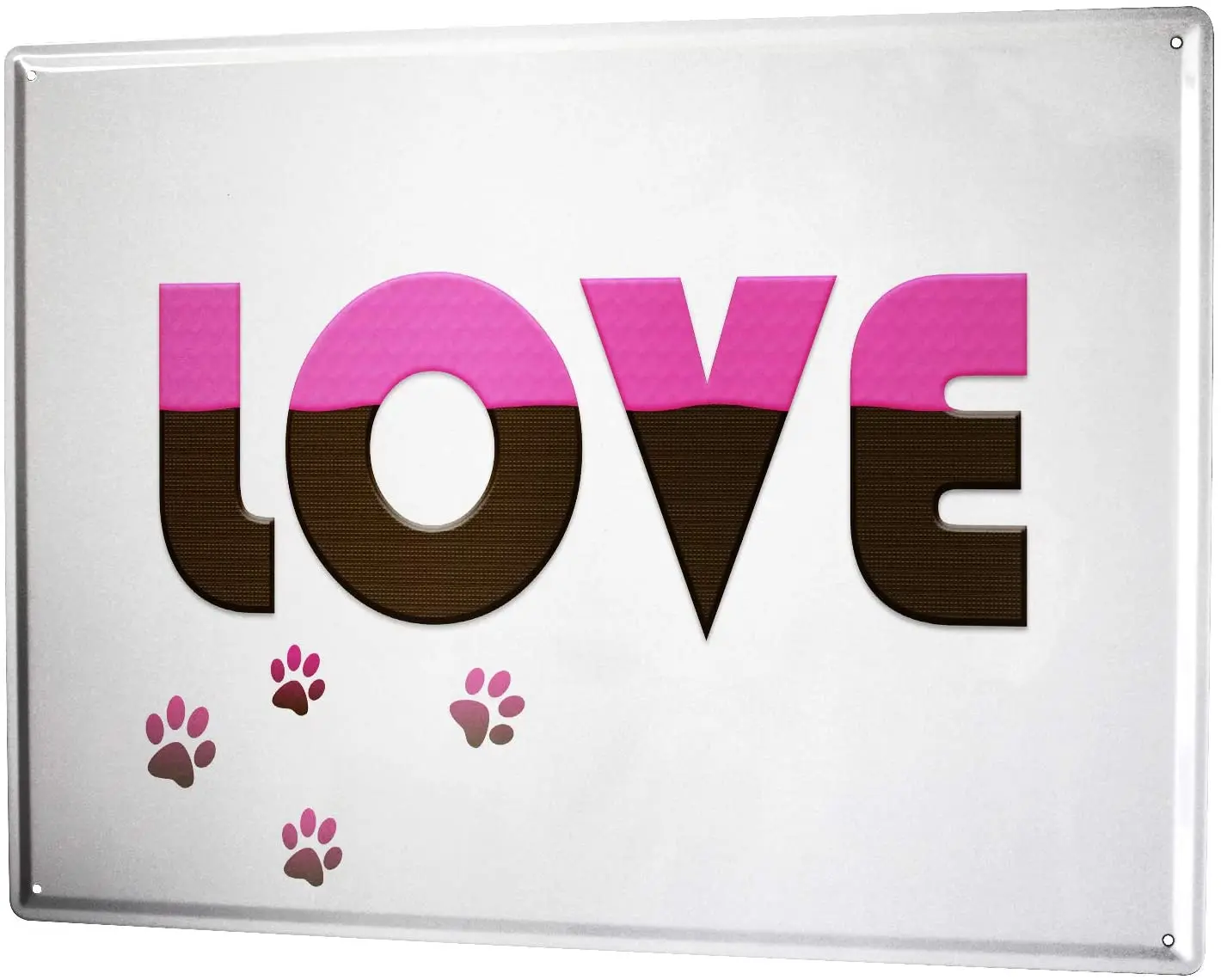 SINCE 2004 tin Plate Retro Love Dogs 
SINCE 2004 tin Plate Retro Love Dogs