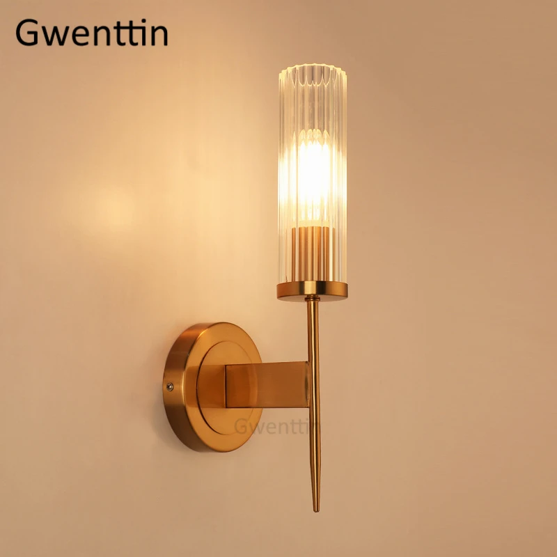 Luxury Glass Wall Sconce Light Fixtures Gold Wall Lamps Modern Led Mirror Lights for Bathroom Bedroom Stair Luminaire Home Deco
Luxury Glass Wall Sconce Light Fixtures Gold Wall Lamps Modern Led Mirror Lights for Bathroom Bedroom Stair Luminaire Home Deco