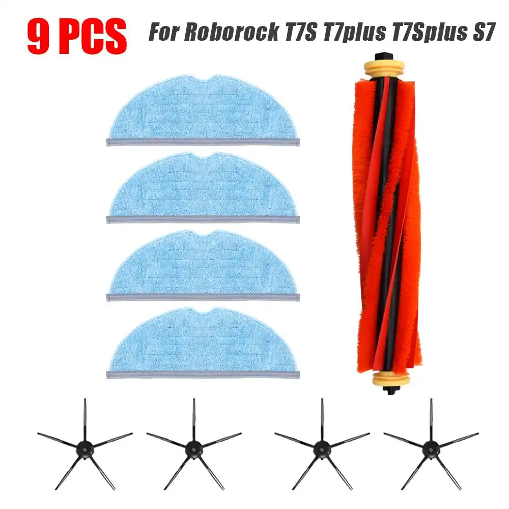 Hepa Filter Mopping Cloths Detachable Rubber Main Brush for Xiaomi/Roborock T7S T7plus T7Splus S7 Vacuum Cleaners Accessories
Hepa Filter Mopping Cloths Detachable Rubber Main Brush for Xiaomi/Roborock T7S T7plus T7Splus S7 Vacuum Cleaners Accessories