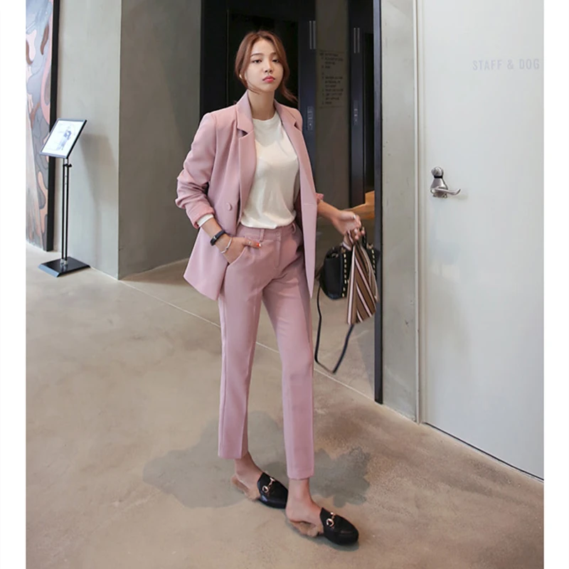 Work Pant Suits Ol 2 Piece Set for Women Business Interview Suit Set Uniform Smil Blazer and Pencil Pant Office Lady Suit
Work Pant Suits Ol 2 Piece Set for Women Business Interview Suit Set Uniform Smil Blazer and Pencil Pant Office Lady Suit