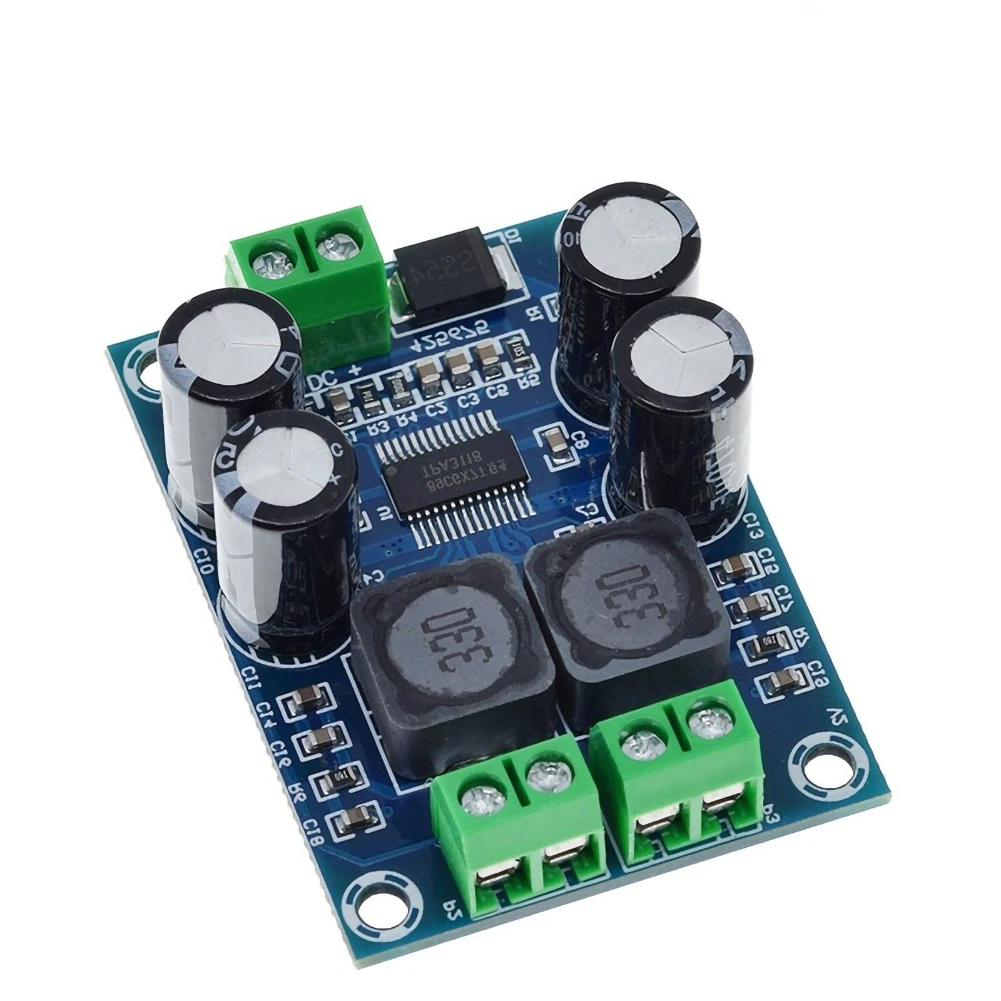 TPA3118 мини моно 60 Вт Плата усилителя звука, Плата усилителя мощности XH-M311 DC 10-24 В 3A, плата цифрового усилителя мощности, модуль платы усилителя 
TPA3118 мини моно 60 Вт Плата усилителя звука, Плата усилителя мощности XH-M311 DC 10-24 В 3A, плата цифрового усилителя мощности, модуль платы усилителя
