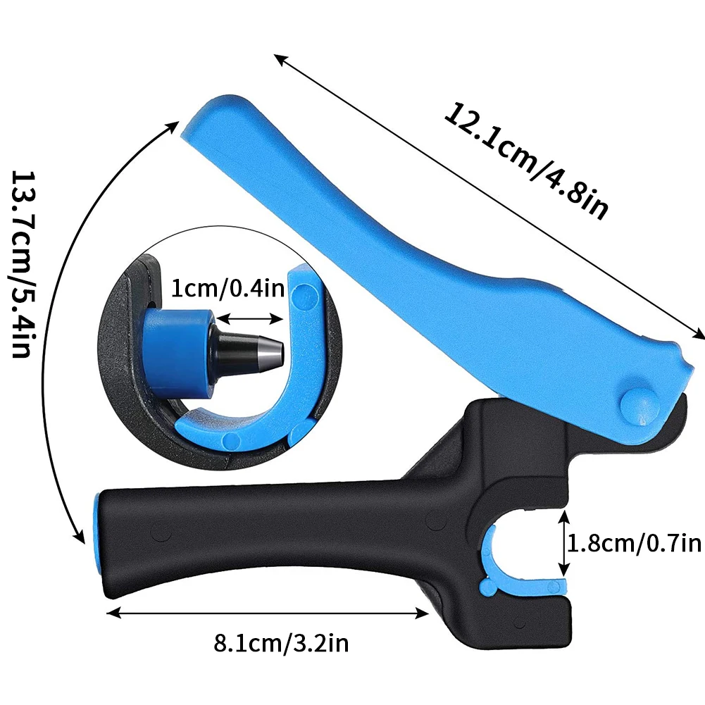 Drip Irrigation Tubing Hole Punch Tool Drip Tubing Fitting Insertion Tool for Drip Sprinkler System Barb Insert Clip Gun 1 order
Drip Irrigation Tubing Hole Punch Tool Drip Tubing Fitting Insertion Tool for Drip Sprinkler System Barb Insert Clip Gun 1 order