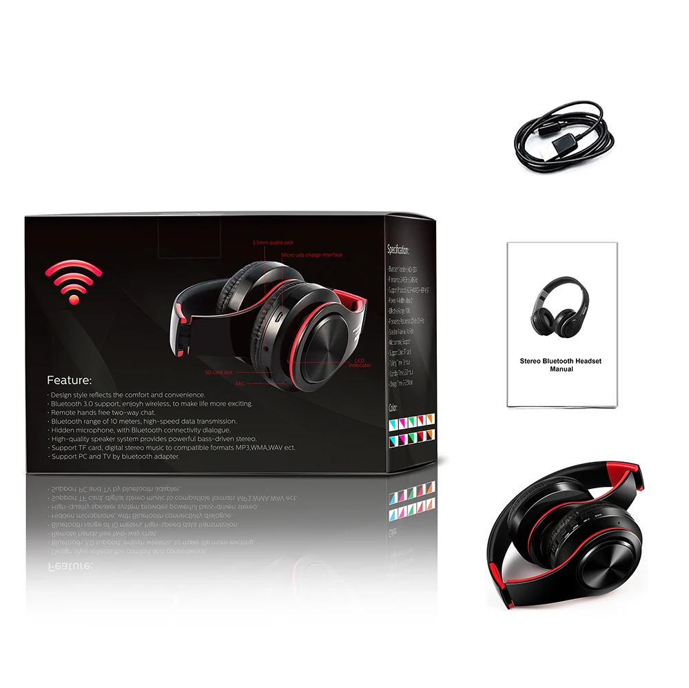 New Arrival Colors Wireless Bluetooth Headphone Stereo Headset Music Headset Over the Earphone with Mic for Iphone Sumsamg
New Arrival Colors Wireless Bluetooth Headphone Stereo Headset Music Headset Over the Earphone with Mic for Iphone Sumsamg
