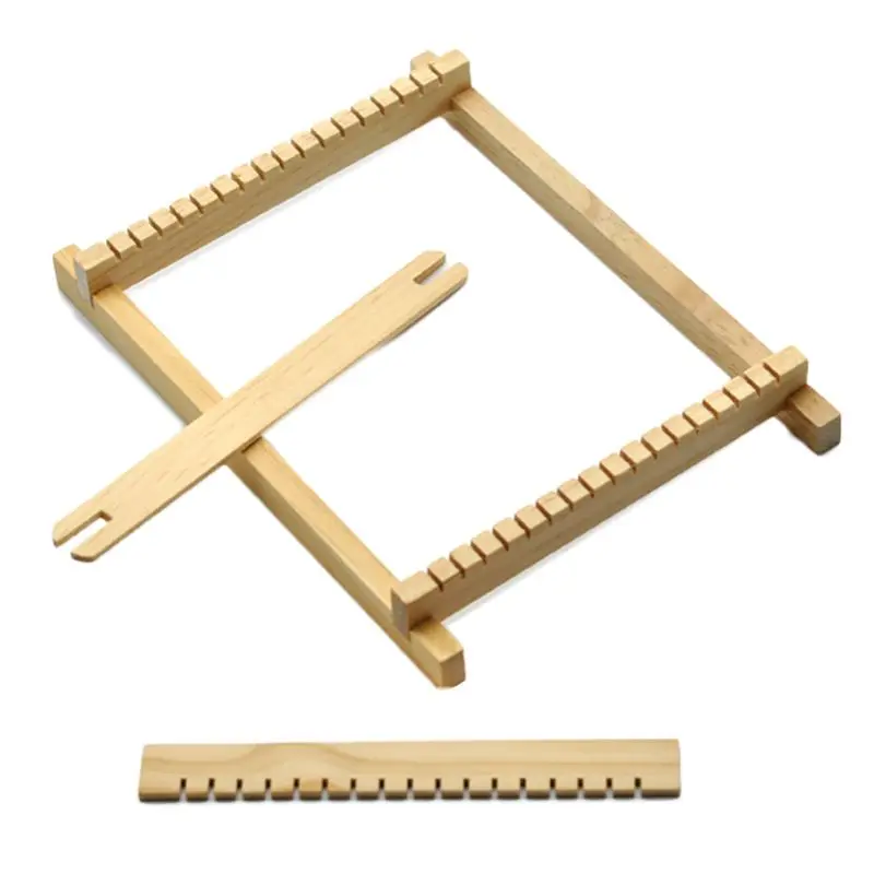 Wood Knitting Weaving Loom Tapestry Handloom Machine DIY Handmade Tool Beginners 
Wood Knitting Weaving Loom Tapestry Handloom Machine DIY Handmade Tool Beginners