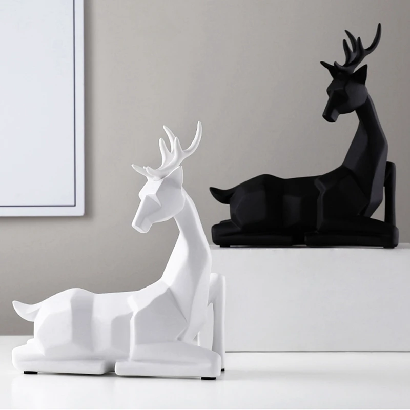 Resin Deer Statue Sculpture Nordic Home Decor Statue Deer Figurine Black White & Bathroom Tray,Marble Pattern Sink Tray
Resin Deer Statue Sculpture Nordic Home Decor Statue Deer Figurine Black White & Bathroom Tray,Marble Pattern Sink Tray