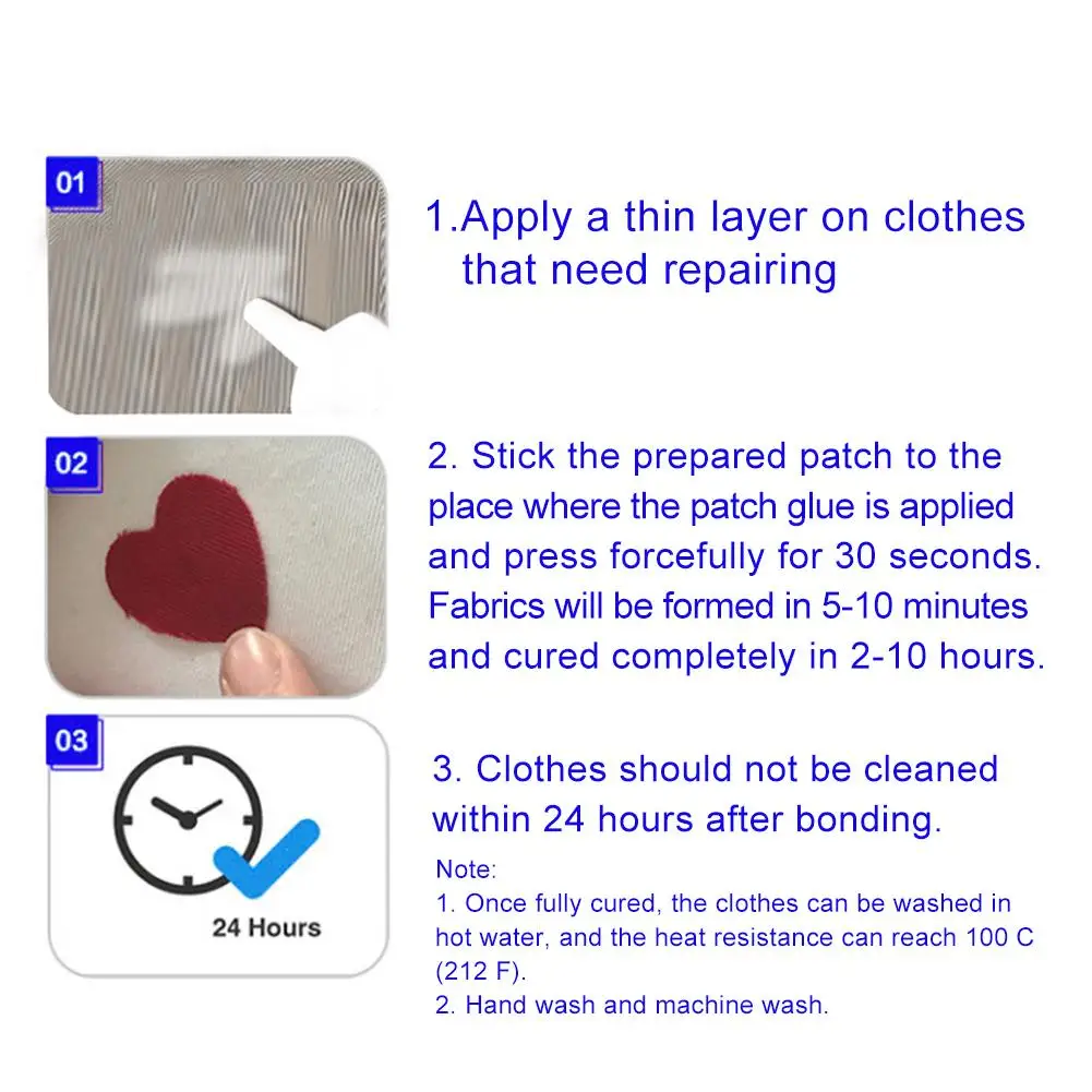 Cloth Fabric Repair Glue Multifunction Fast Curing No Irritation High Viscosity Strength For Clothes, Fabrics & Textiles Repair
Cloth Fabric Repair Glue Multifunction Fast Curing No Irritation High Viscosity Strength For Clothes, Fabrics & Textiles Repair