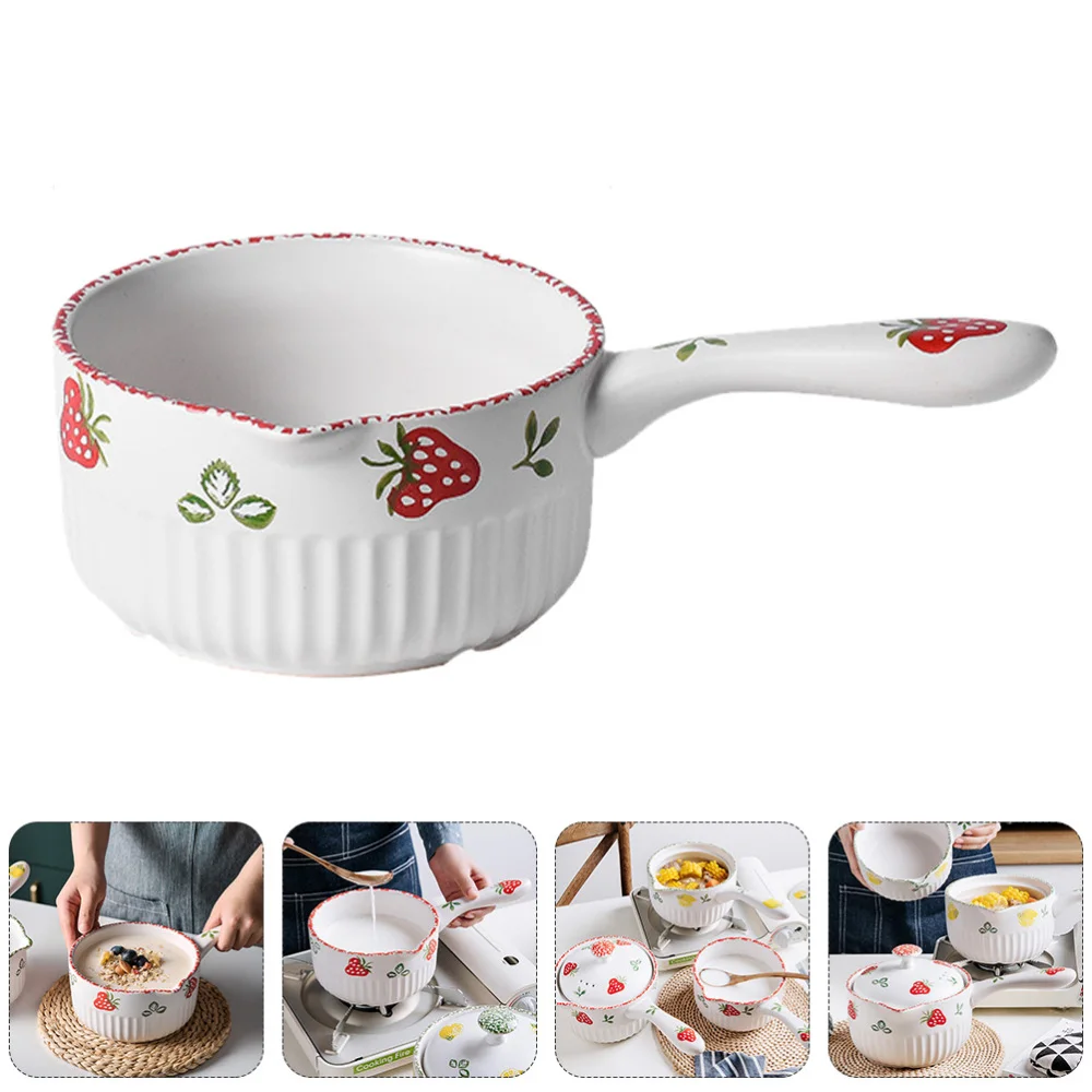 1pc 1.2L Ceramic Soup Sauce Pan Home Cooking Pot Heat-resistant Baby Food Pot 
1pc 1.2L Ceramic Soup Sauce Pan Home Cooking Pot Heat-resistant Baby Food Pot